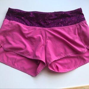Lululemon speed shorts